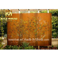 Corten Steel Metal Screen Dividers